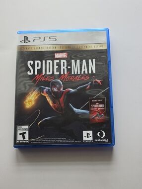 Sony PS5 Marvel Spider-Man Miles Morales - Black, Red
